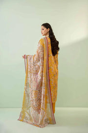 3 piece unstitched loose fabric lawn collection by NISHAT