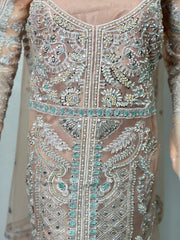 Mysie 3 piece embroidered handmade designer suit